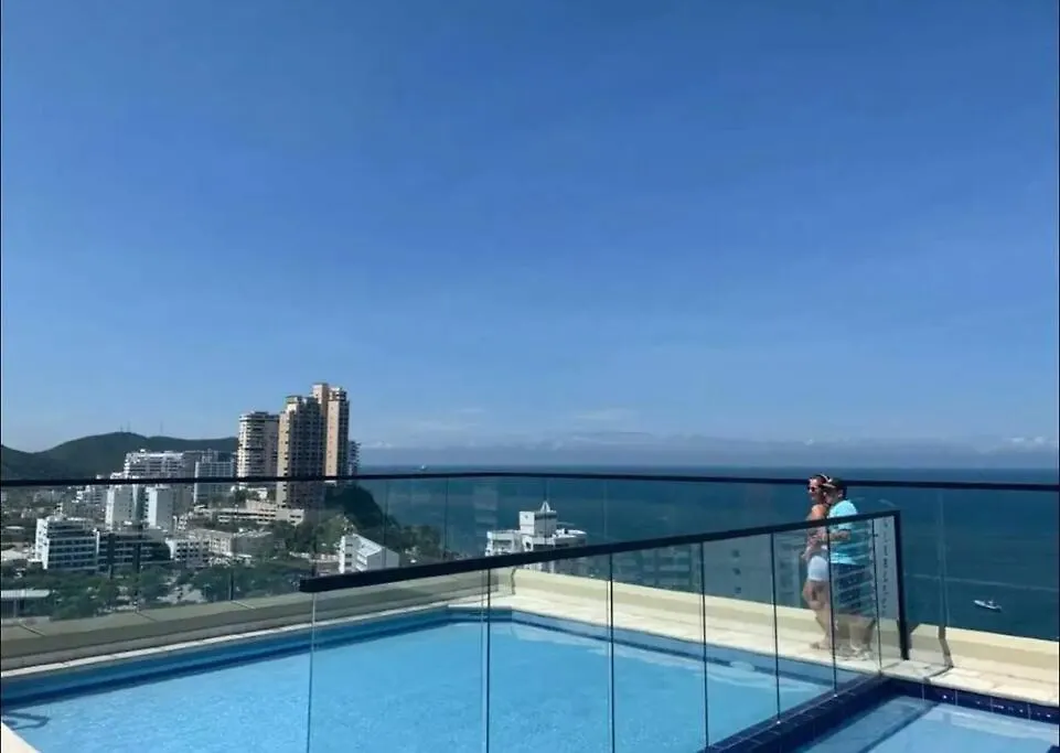 Apto Edificio Vita Rodadero Con Piscina Gaira 0*,  Colombia
