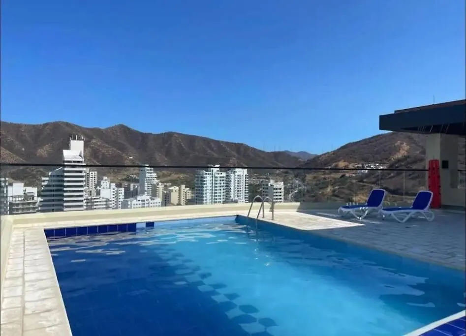 Apto Edificio Vita Rodadero Con Piscina Gaira Colombia